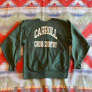 Vintage Champion Reverse Weave Sweatshirt Carroll Cross Country